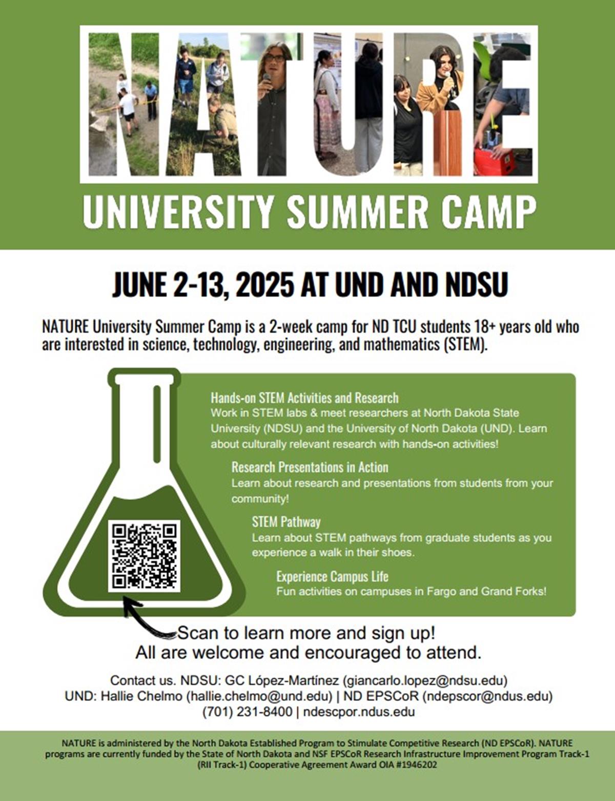 2025 Sitting Bull College Summer Science Camps Information and Applications Available Here! - image