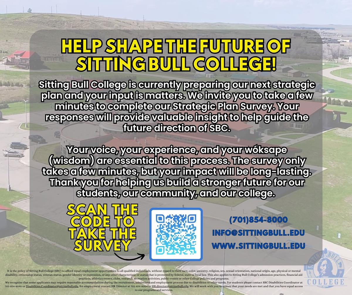 Help Shape the Future of Sitting Bull College! Take our Strategic Plan Survey! - image